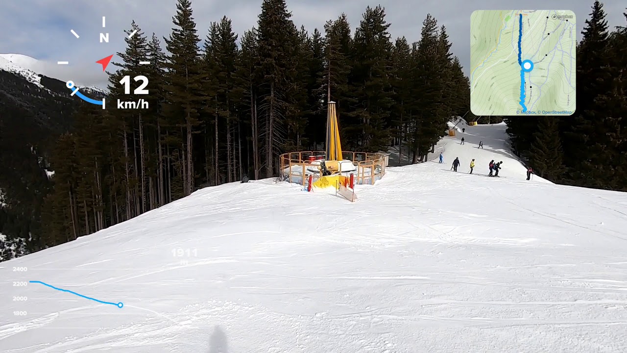 Bansko piste 9 red+black