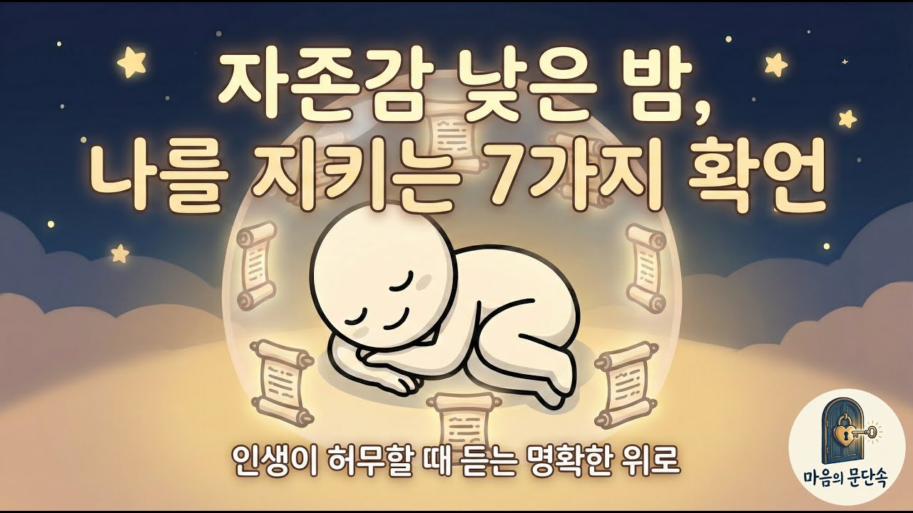 [마음의 문단속] 인생이 허무할 때, 당신을 다시 세워줄 7가지 명확한 확언