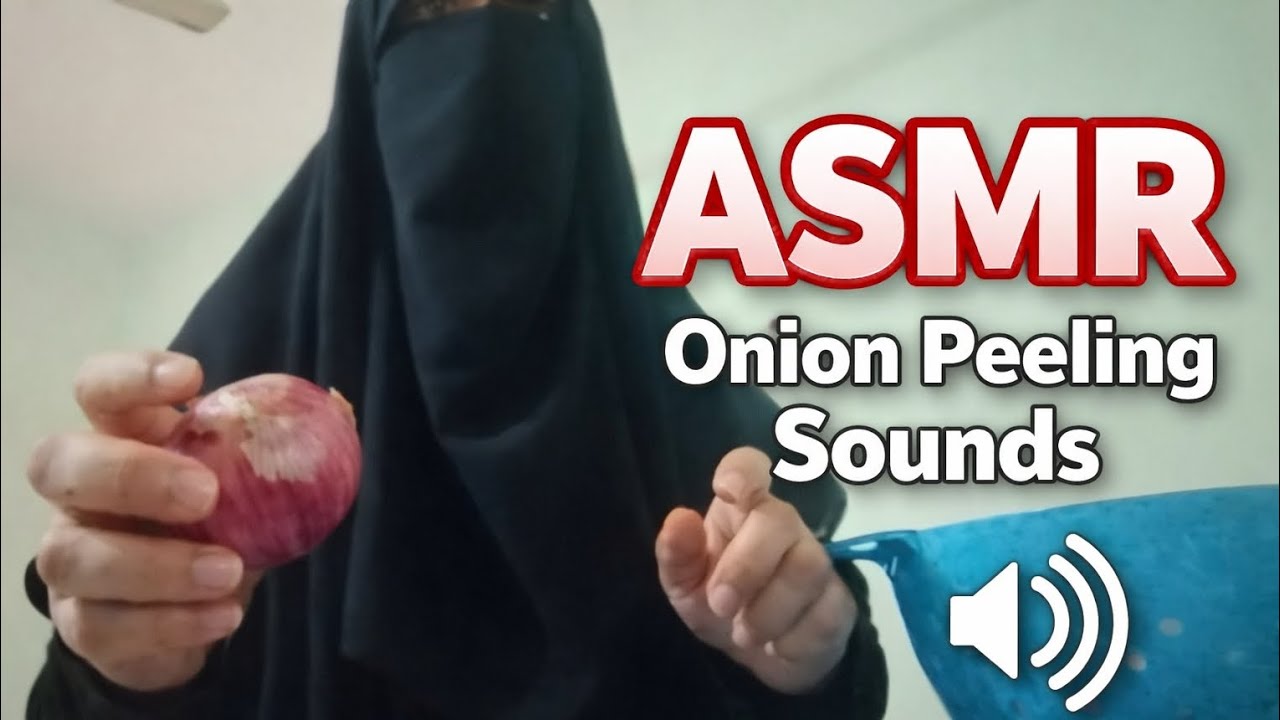 ASMR onion peeling sound #asmr #asmrsounds #onionpeeling #relaxingsounds #asmrshorts