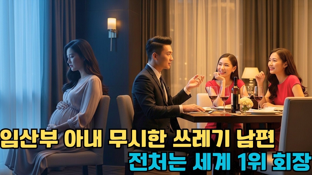 상간녀에 미쳐 임산부를 투명인간 취급한 남편… 세계 1위 회장 된 전처의 사이다 복수 #drama #사이다