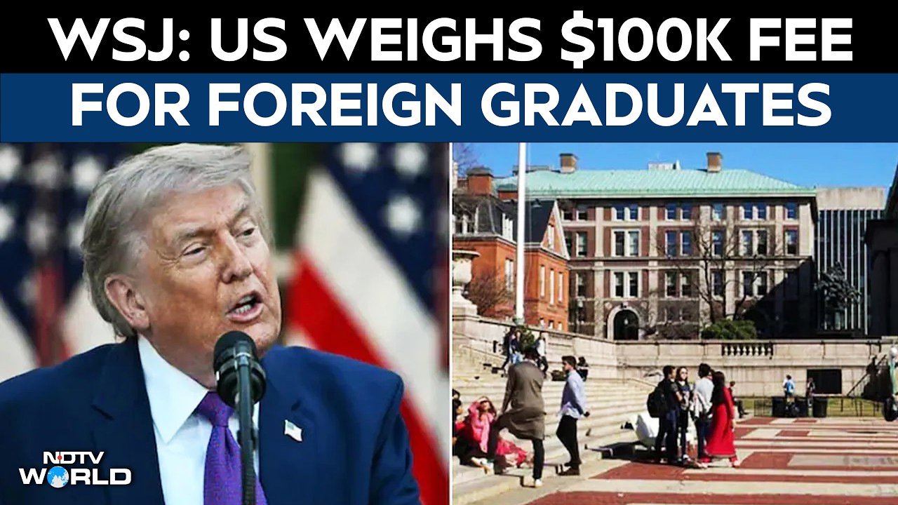 Новости США | Сбор в $100 000 за работу в США? План Трампа угрожает мечтам индийских студентов о ...