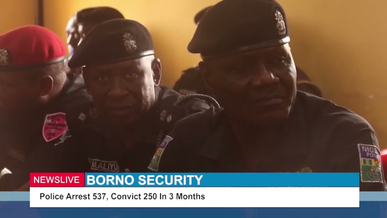 BORNO SECURITY: Police Arrest 537, Convict 250 In 3 Months
