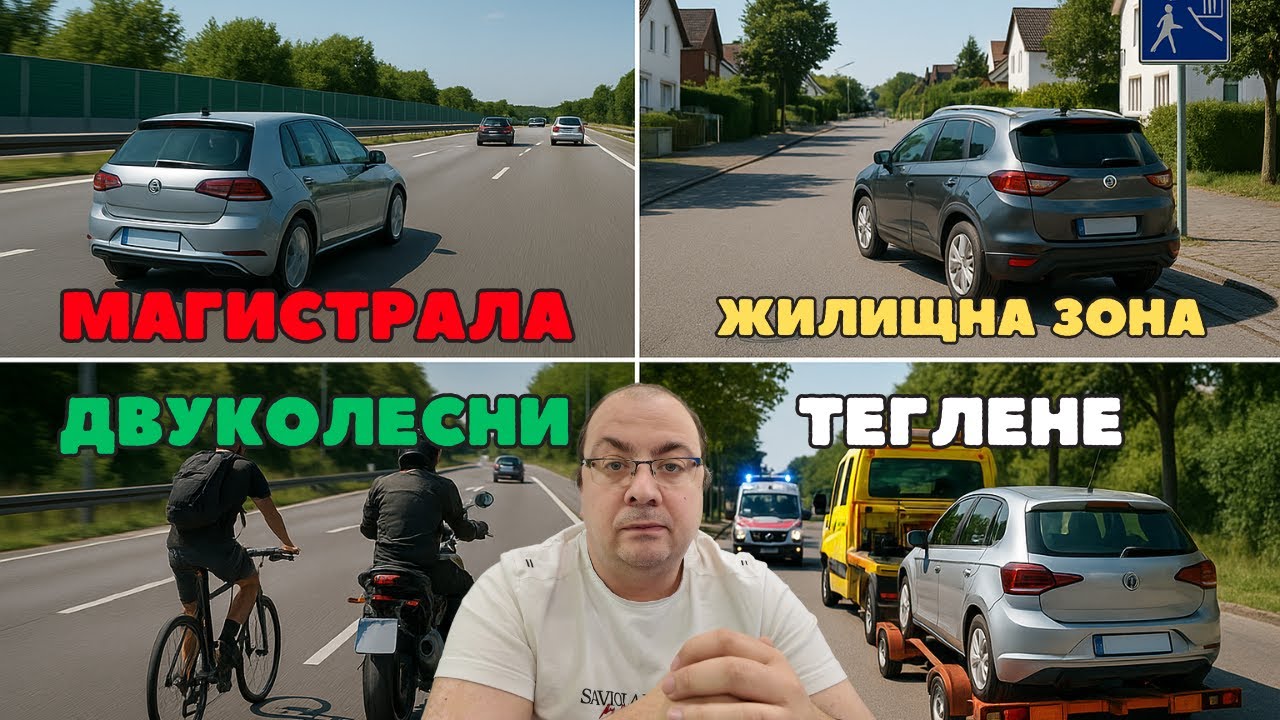 Шофьорски курс - теория - 22.01.2026 - Магистрала. Спирки, Двуколесни, Теглене, Паркиране, Алкохол