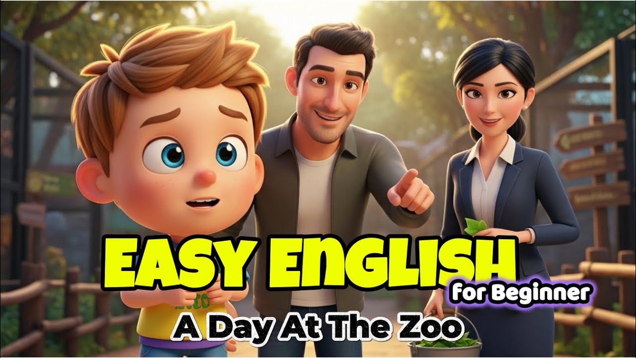 A Day at the Zoo - Easy English Story for Beginners | #easyenglish