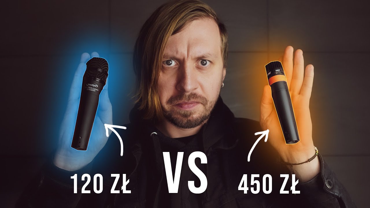 TANI Konkurent Shure SM57 || Test Mikrofon&oacute;w Dynamicznych