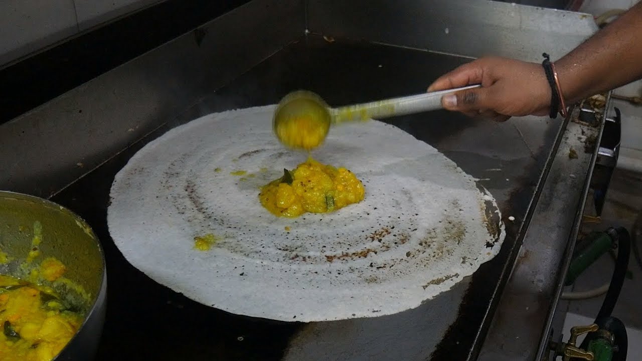 CRISPY INDIAN CREPE &bull; Thosai Masala &bull; Masala Dosa &bull; Masale Dose