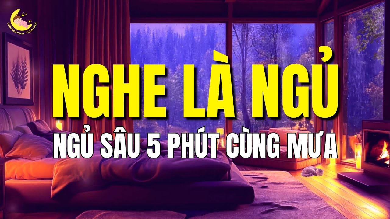 Nghe Là Ngủ 🎧 Bài Thiền Ru Ngủ Sâu Giữa Cơn Mưa Nhẹ 🌧️ Thành Nam