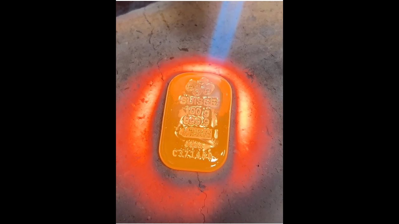 Forging 24k pure gold