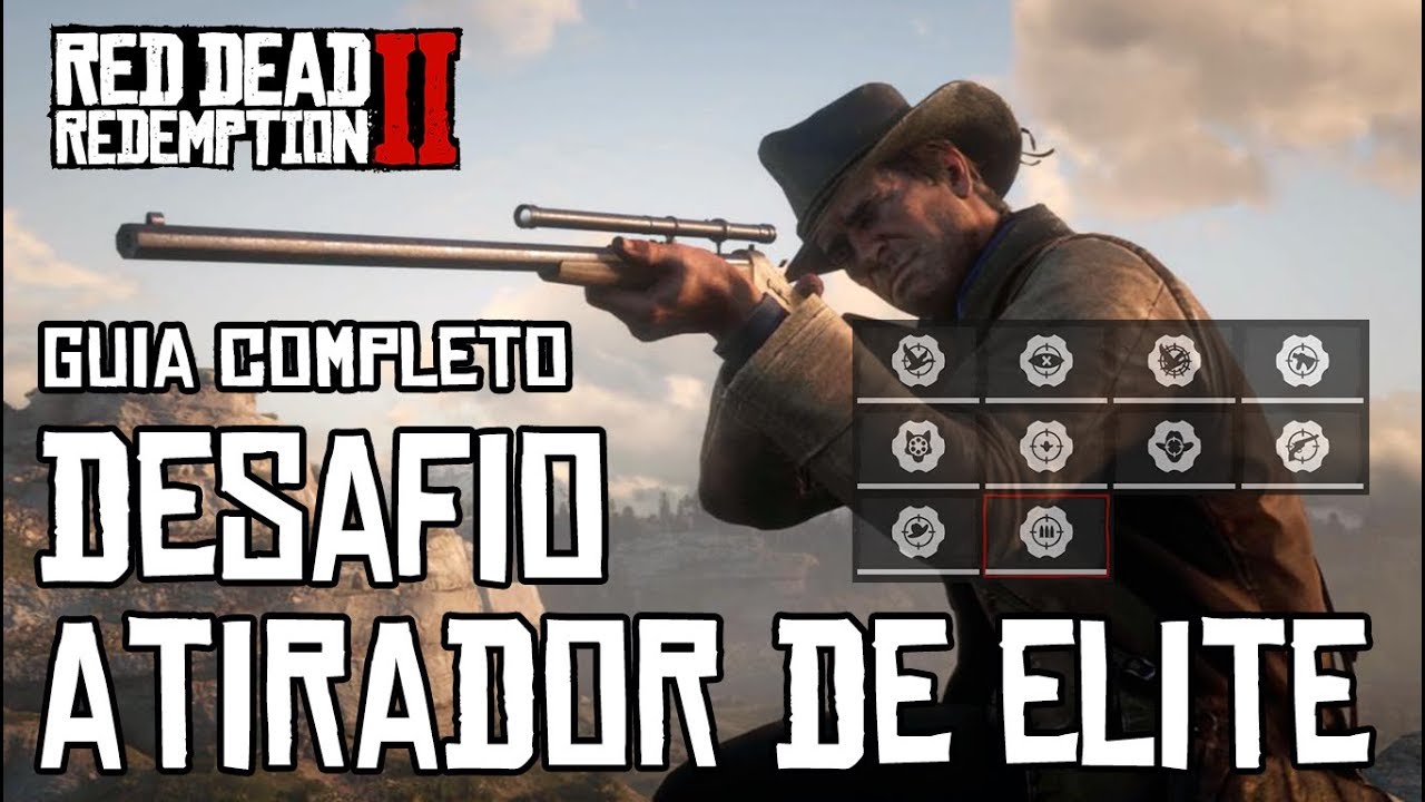 RED DEAD REDEMPTION 2 - DESAFIOS ATIRADOR DE ELITE (GUIA COMPLETO)