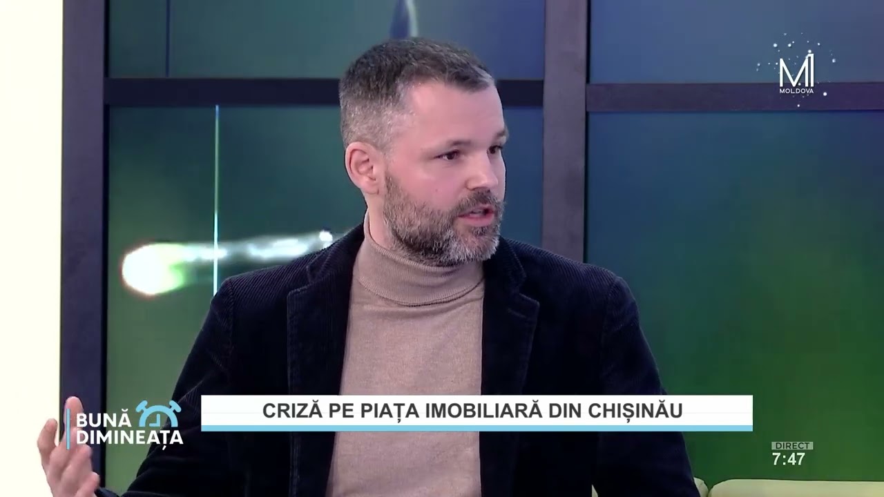 Victor Cernomorcenco, specialist imobiliar, la Moldova 1