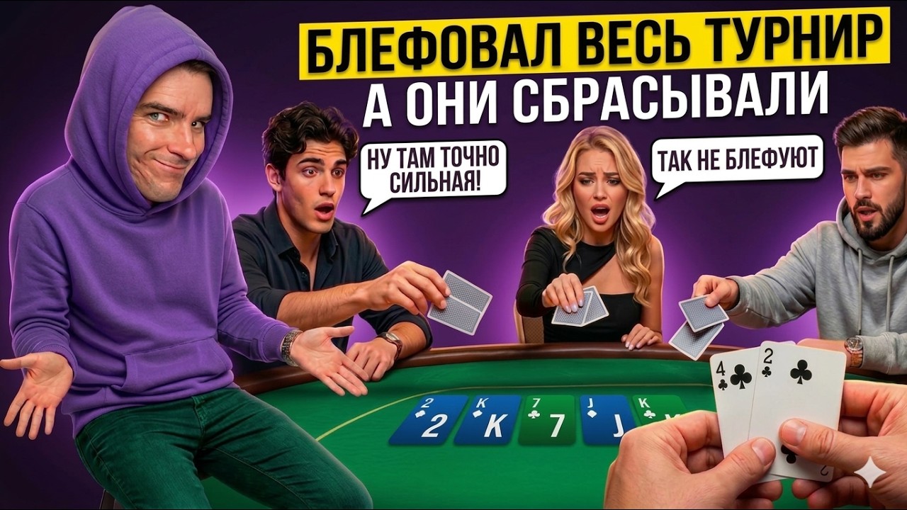 Как находить идеальные блефы в турнирах