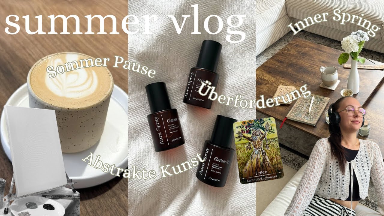 summer diaries pt. 2 | sommerpause, überforderung, zyklisch leben, frauenkreis &&&
