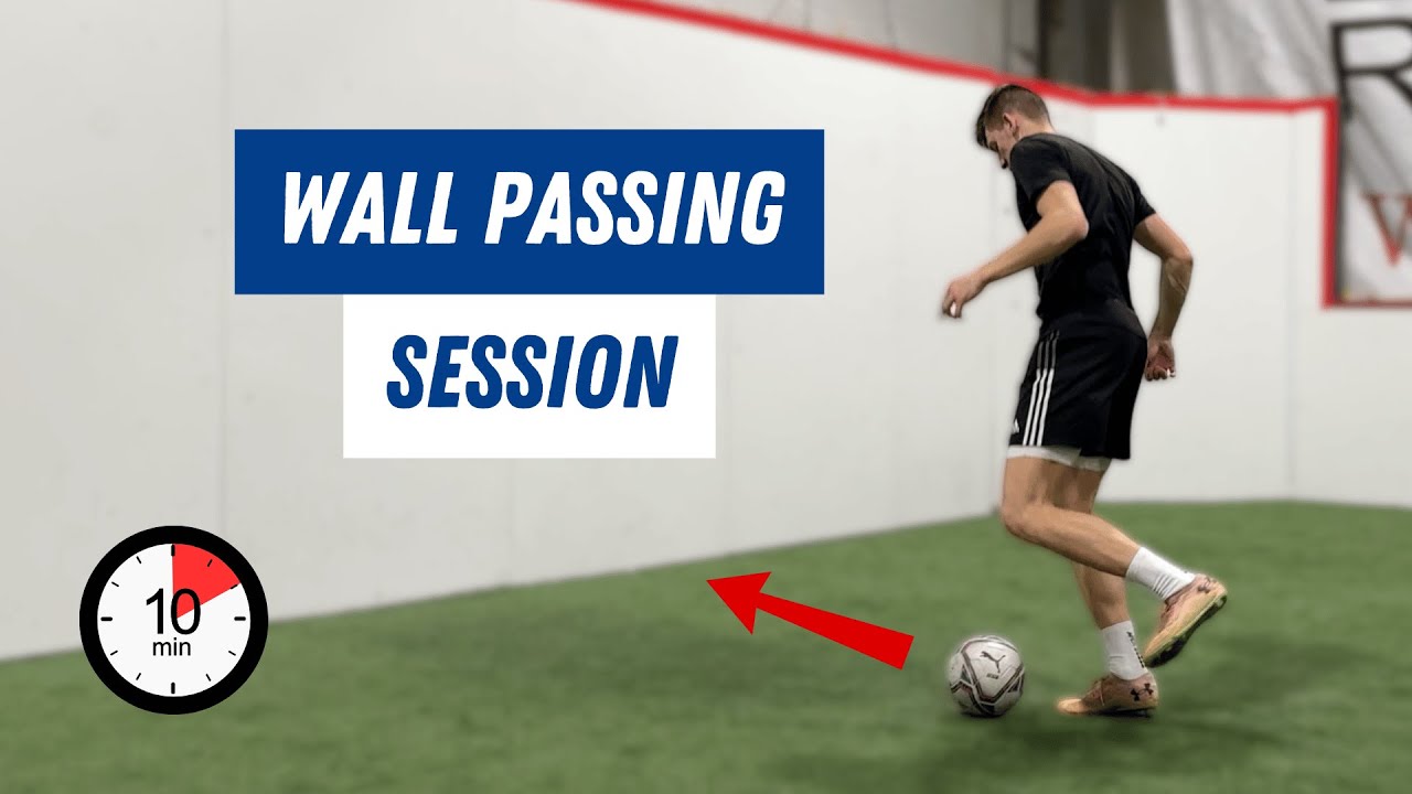 10 MINUTE Follow Along Wall Passing Session For Footballers
