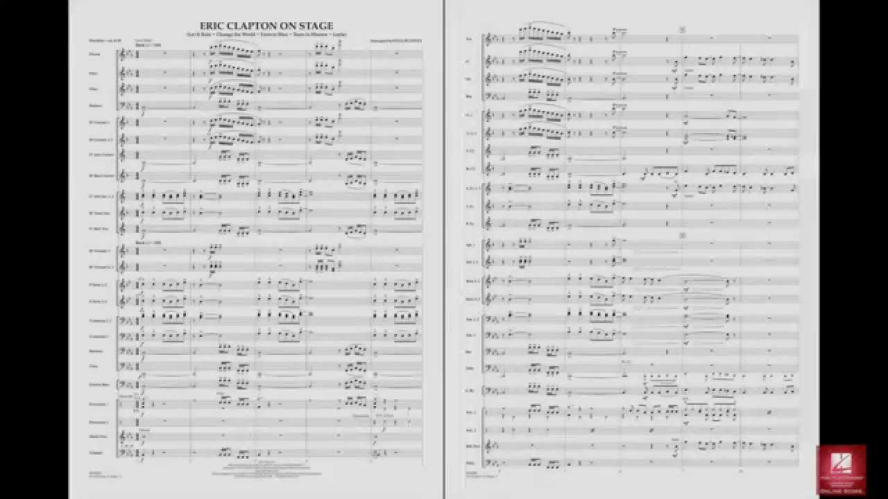 Eric Clapton On Stage arranged by Paul Murtha