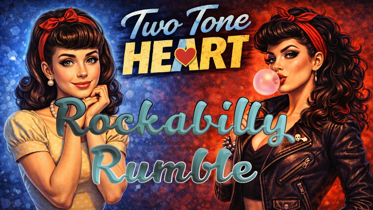Vintage Rockabilly | Two Tone Heart | Golden Oldies