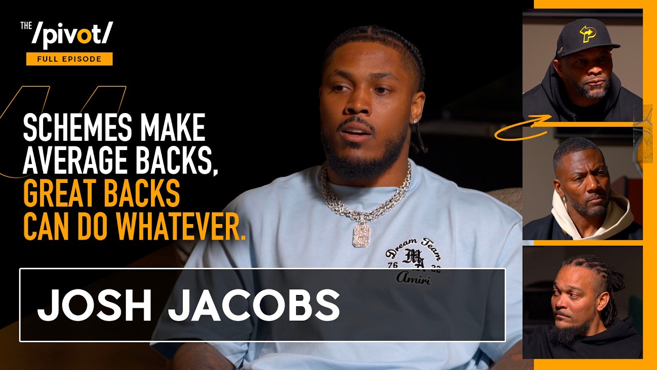Josh Jacobs: From homeless to NFL star running back, Green Bay's future & Saquon Barkley | The Pivot