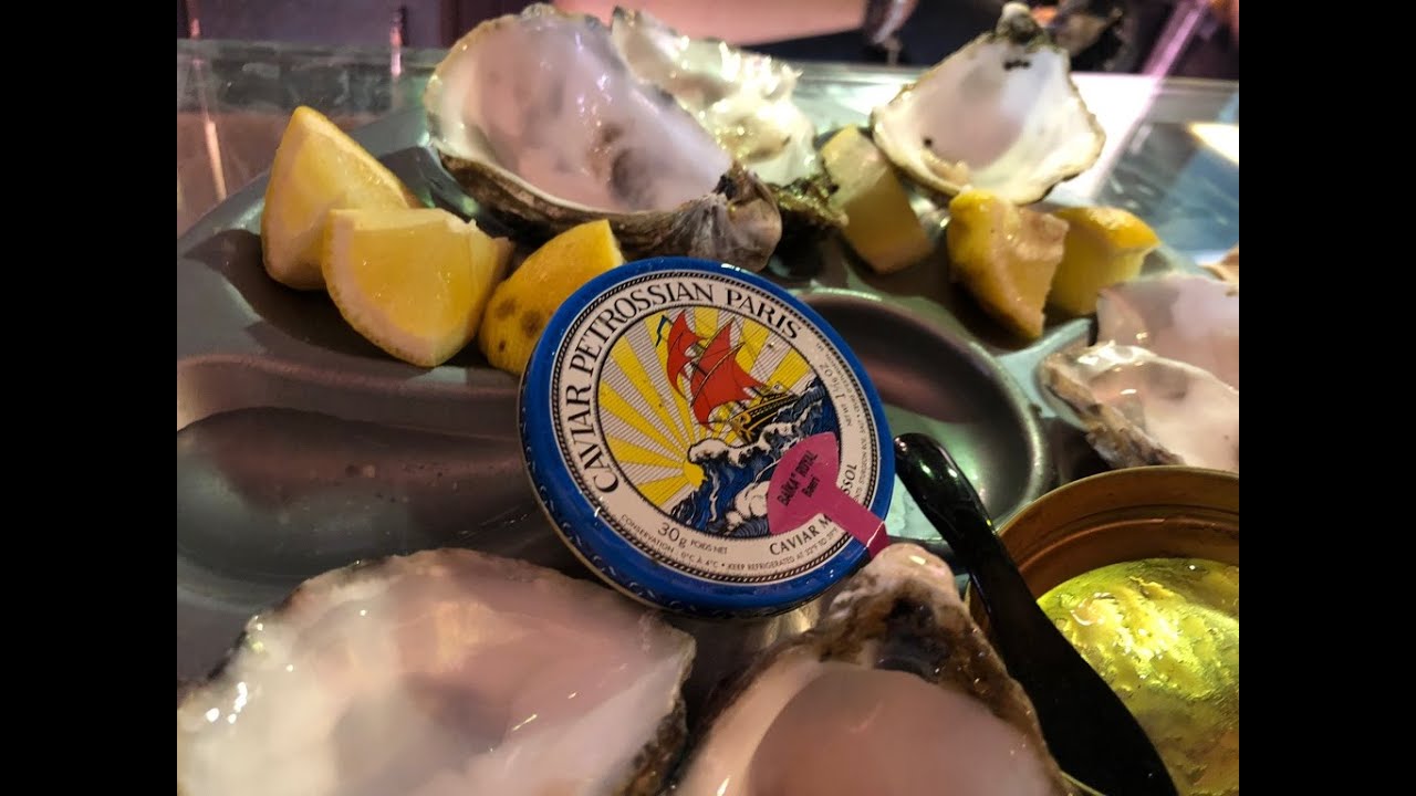 Ostras, caviar, champagne... vivir