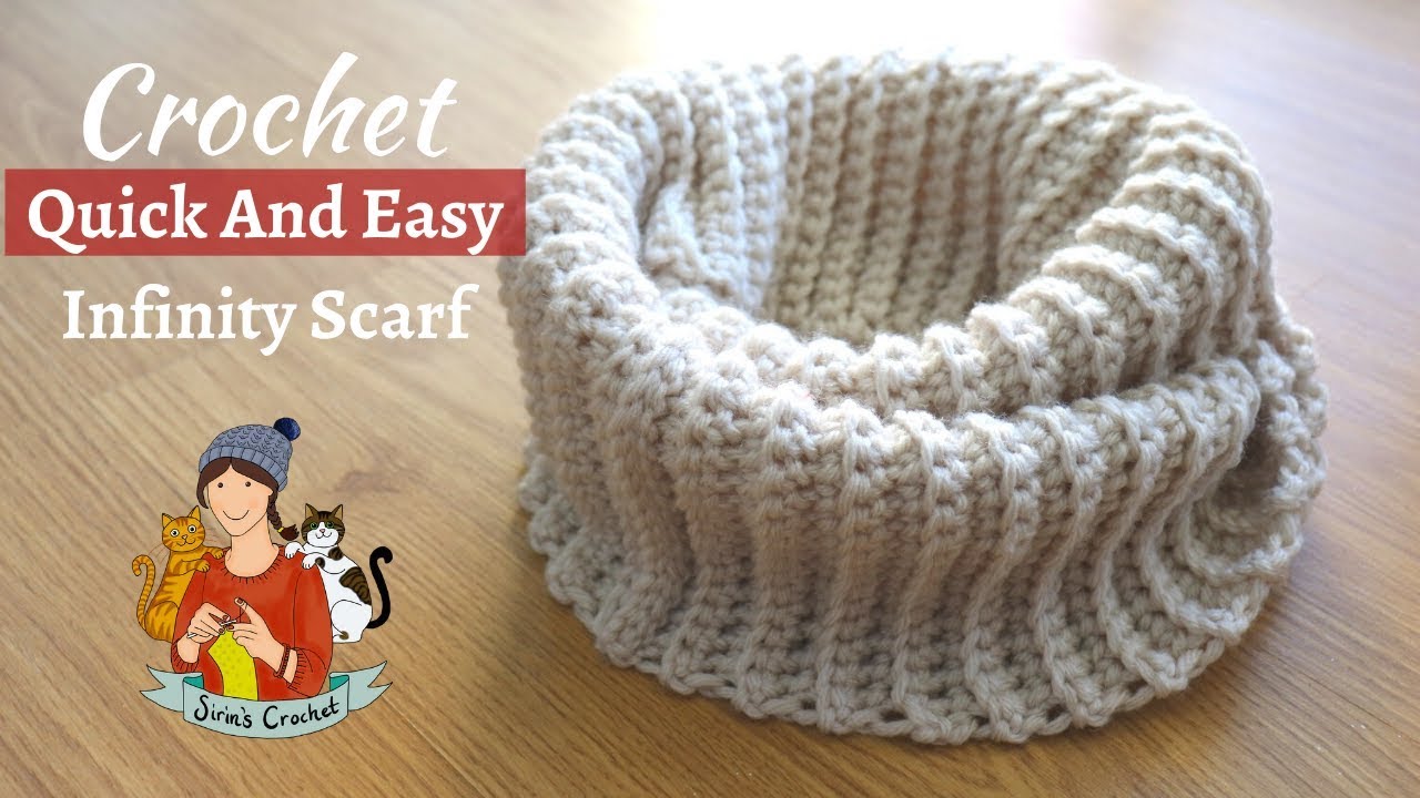 Crochet Quick And Easy Infinity Scarf