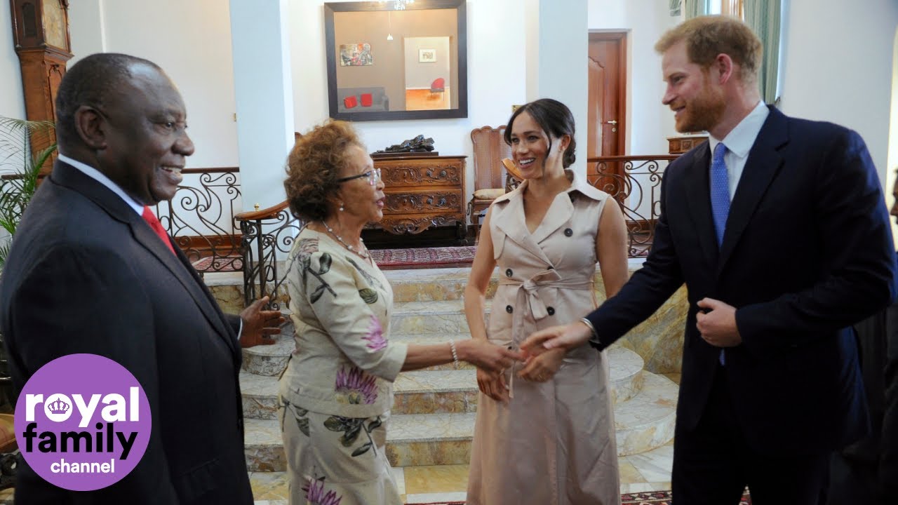 Duke and Duchess of Sussex Welcomed by South African President