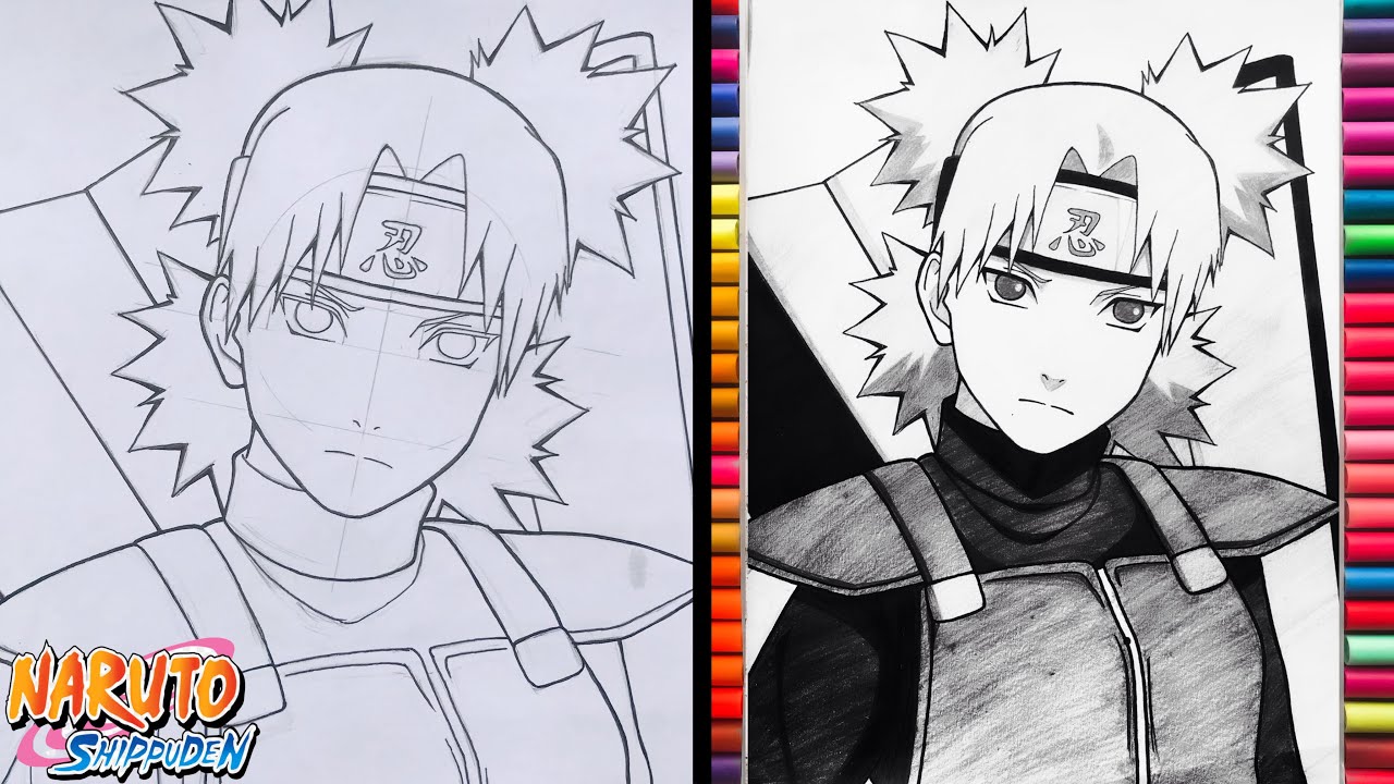 How to Draw Temari from Naruto