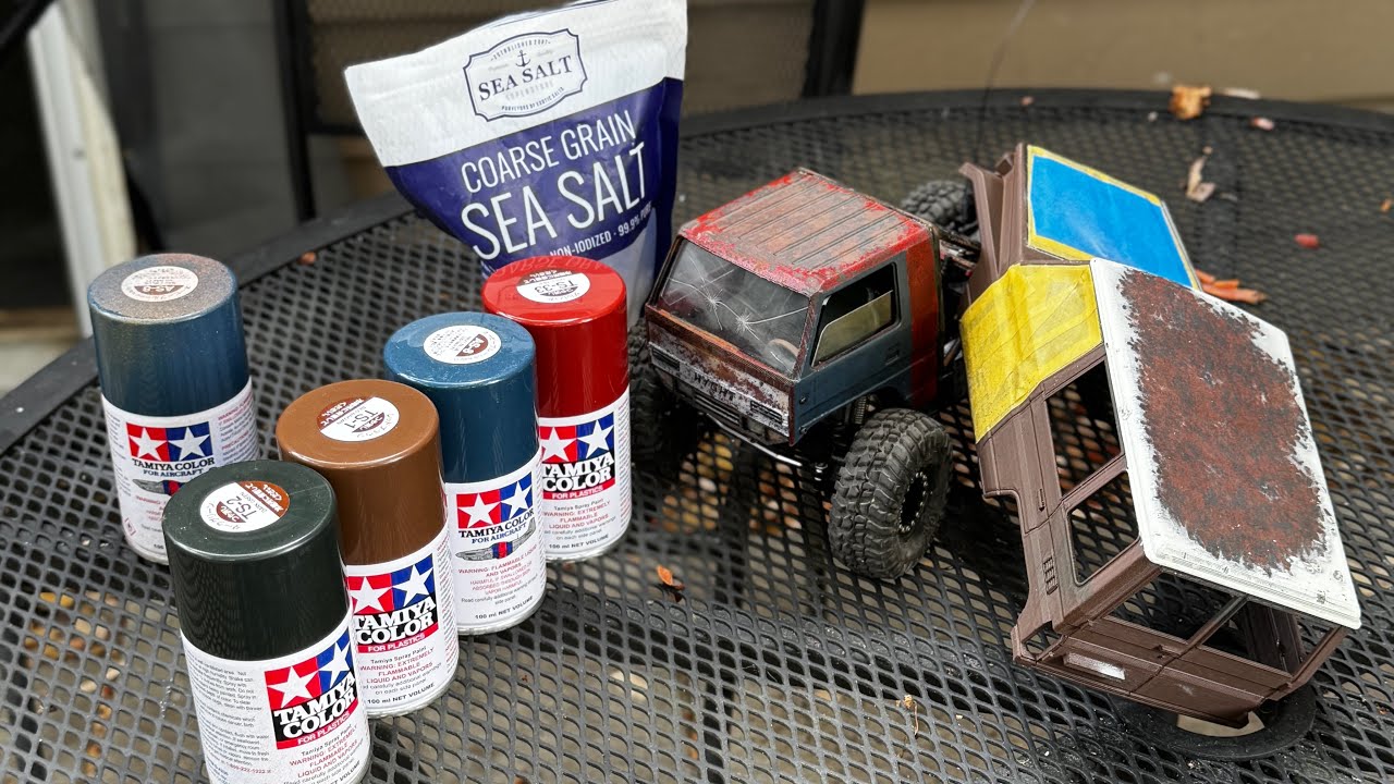 -SCX24 body painting- How I do “patina” 