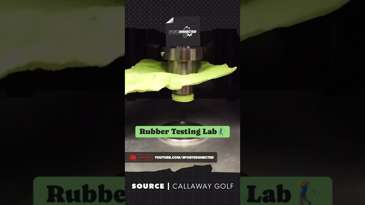Behind the scenes tour of Callaway golf&rsquo;s rubber testing lab at their spectacular Facility ⛳️