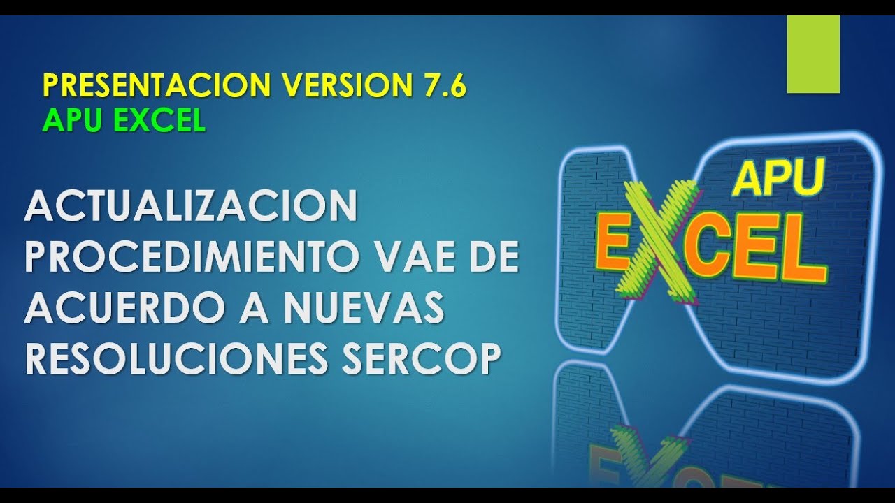 VAE ACTUALIZADO 2024