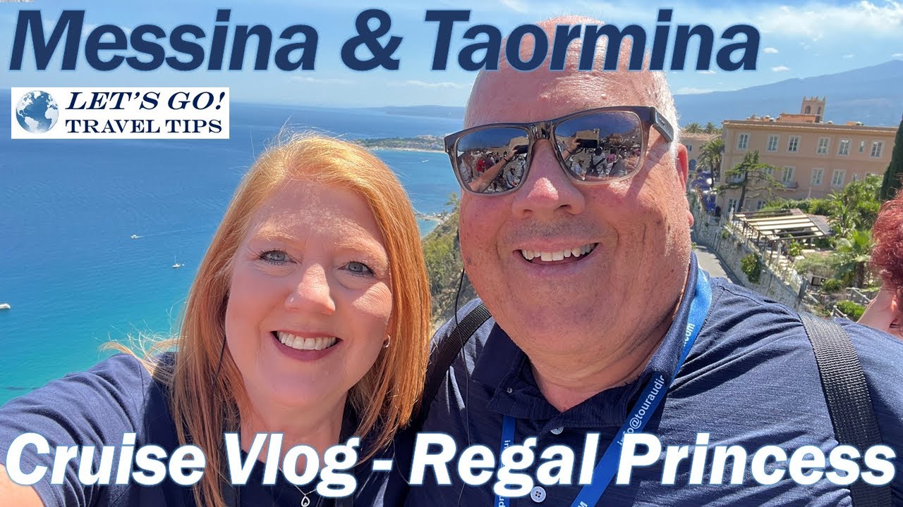 MEDITERRANEAN CRUISE VLOG MESSINA TAORMINA SICILY MOUNT ETNA VOLCANO REGAL PRINCESS JUNE 2022
