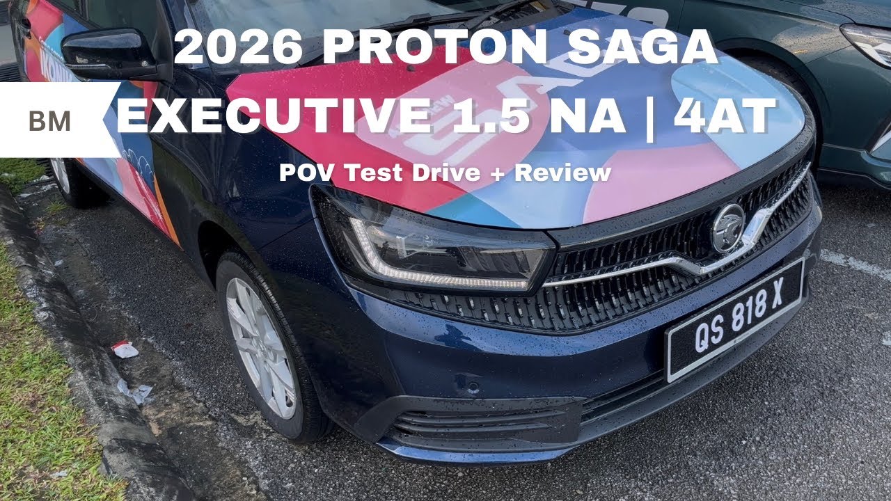 Proton Saga Executive 1.5 2026 года | Дневной обзор и тест-драйв от первого лица