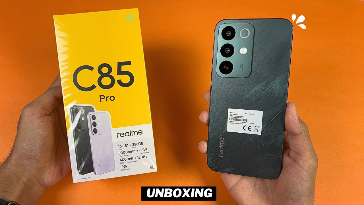 Распаковка Realme C85 Pro — лучший ли это бюджетный телефон 2025 года?
