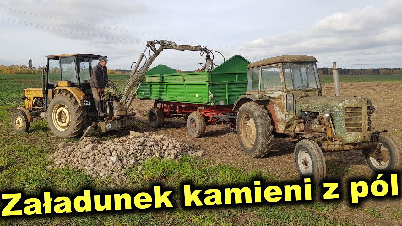 Kilka informacji o ładowaczu TROLL | Załadunek kamieni z pól po kampanii ziemniaczanej 2022