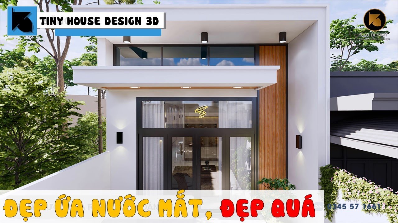 🆗 Tôi chưa từng thấy căn NHÀ CẤP 4 MÁI BẰNG nào ĐẸP thế này | Tiny house design
