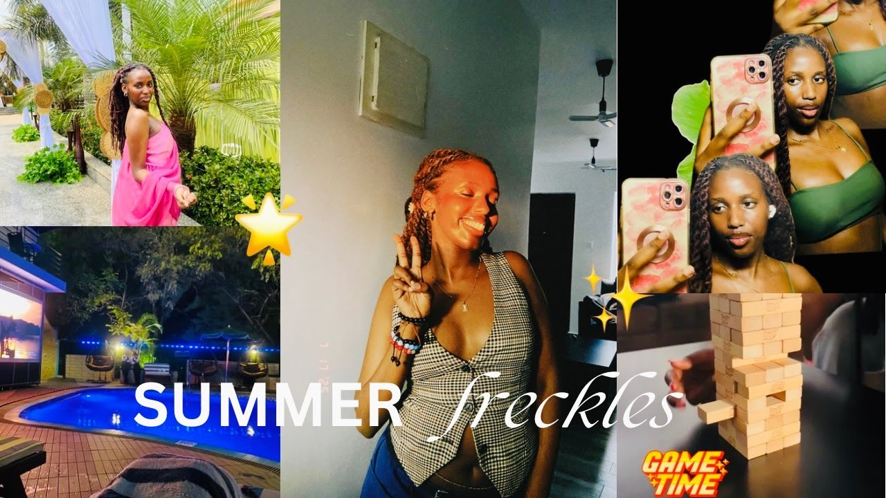 Summer freckles diaries ✨☀️: pool day, game day , tradition wedding 💗
