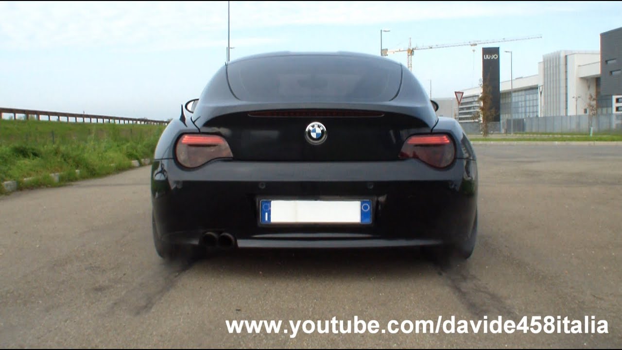 BMW Z4 from HELL: start up, revs, launch and on board! STRAIGHT PIPES!