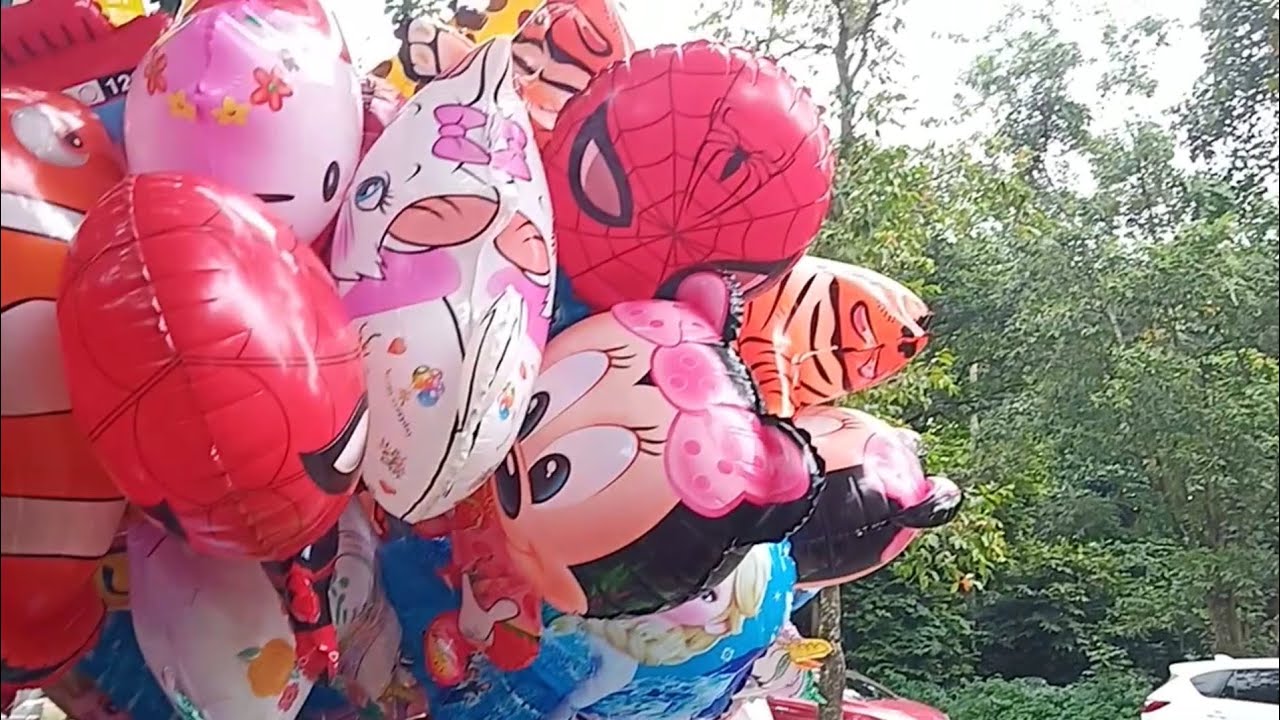 Beli Balon spiderman di Mak Engking