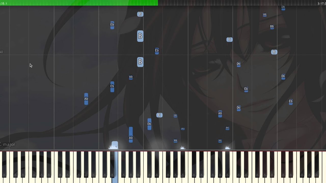 Sad Piano Music - Behind A Smile | Synthesia Piano Tutorial