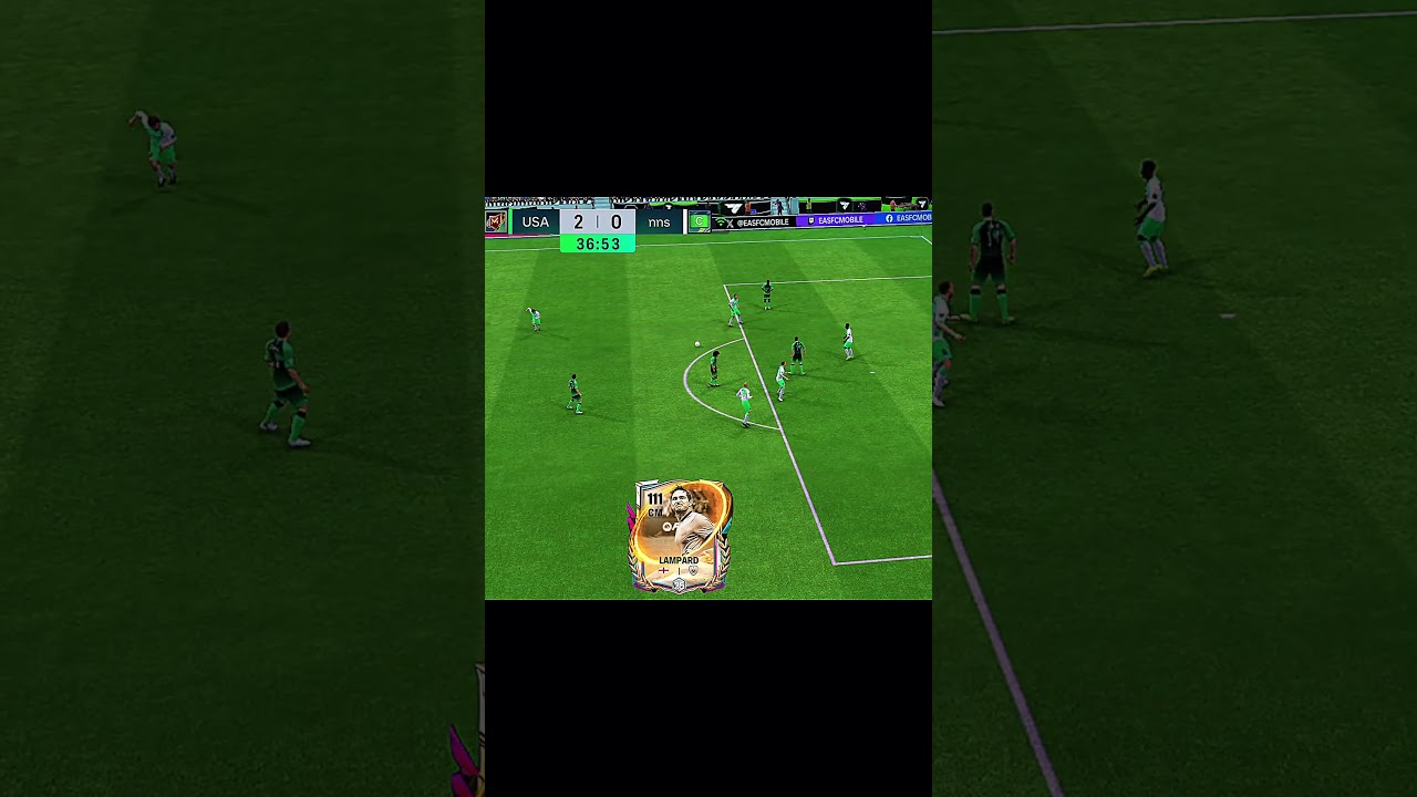 Lampard Free Kick GOAL ☠️🥶 #eafcmobile #fifa #fifamobile #eafc