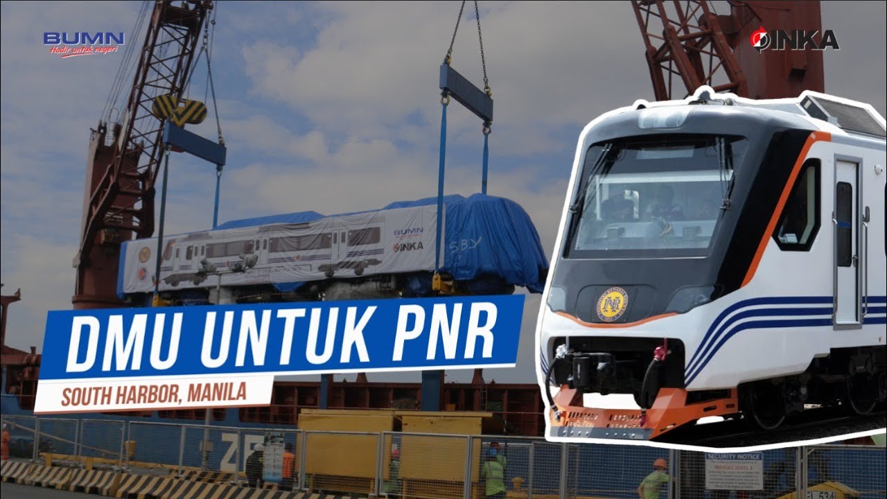 Manufaktur Kereta Diesel Multiple Unit untuk Philippine National Railways buatan PT INKA (Persero)