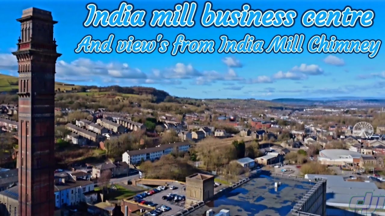 India mill business centre and view's from India Mill Chimney Darwen...