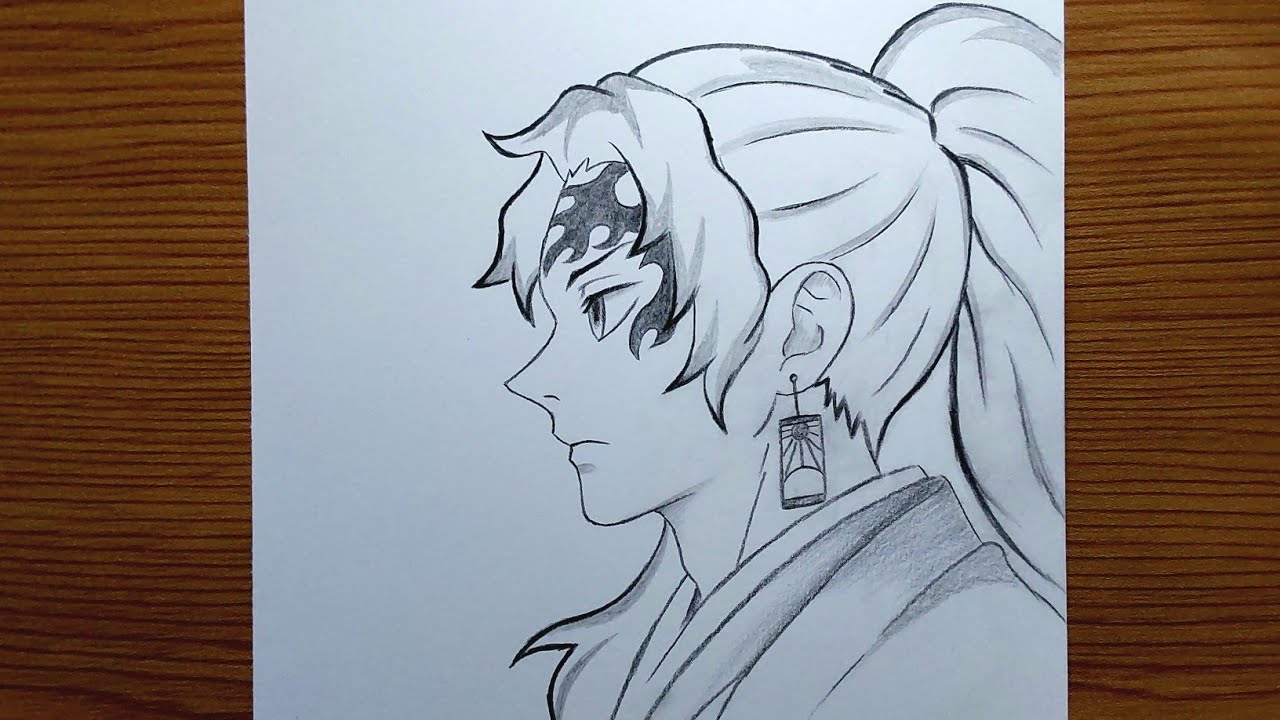 How To Draw Yoriichi Demon Slayer || Easy Anime Drawing Tutorial