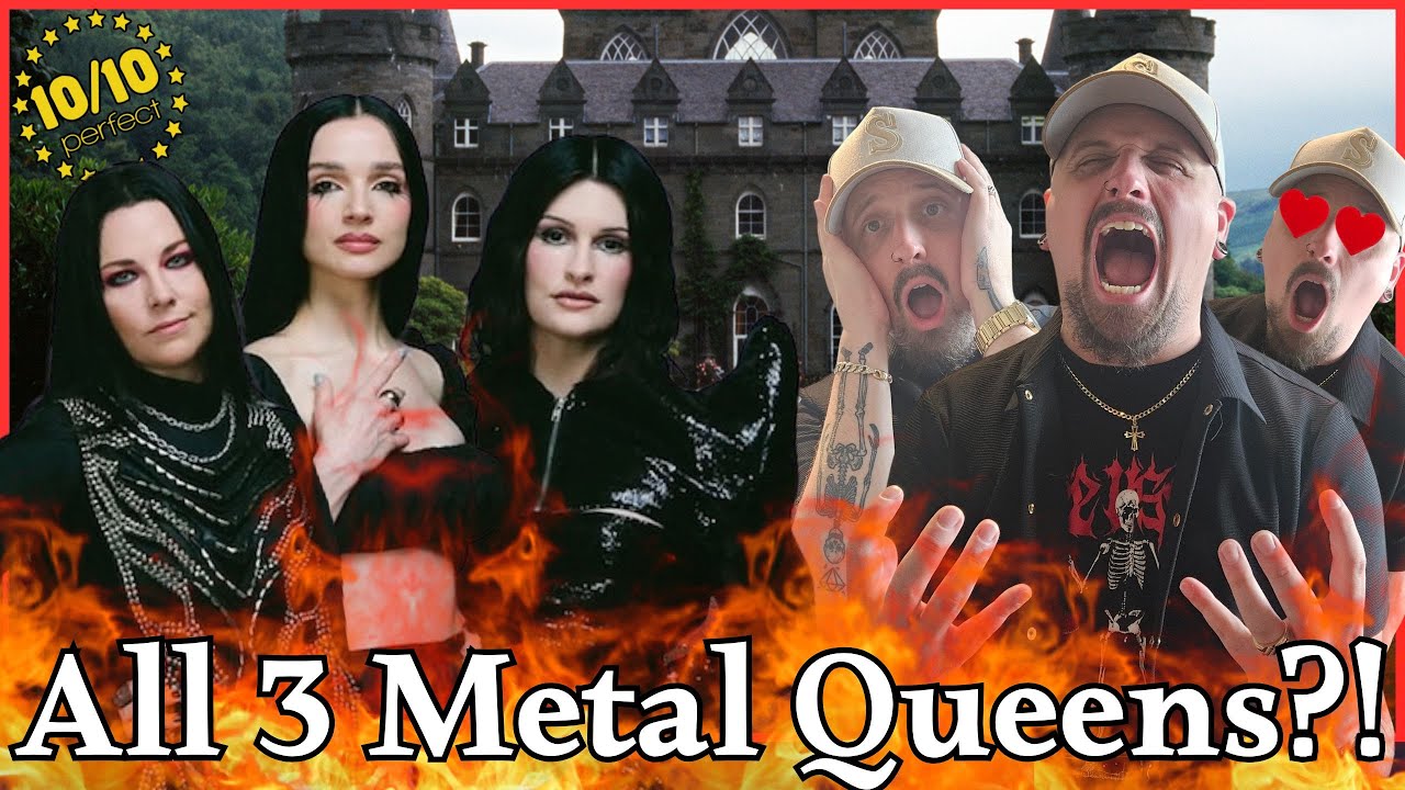 All 3 Metal Goddess Have Combined Powers!!! | Courtney LaPlante, Amy Lee & Poppy - 