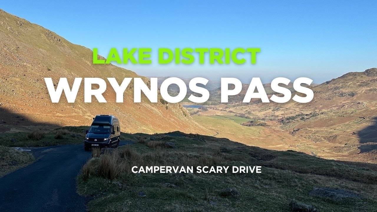 Lake District in our Vw Grand California 600 Campervan. Family trip with dogs exploring Wrynose Pass