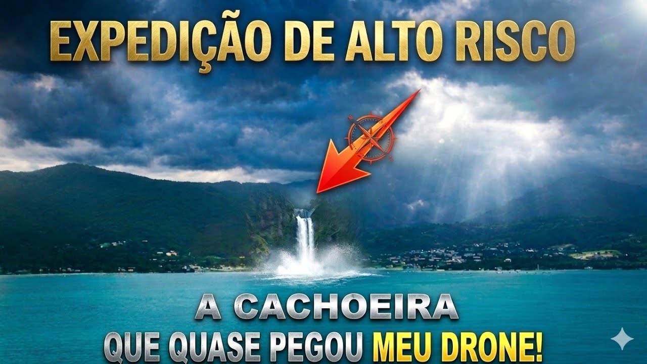 Voei 7km para encontrar ISSO no topo de Ilhabela!