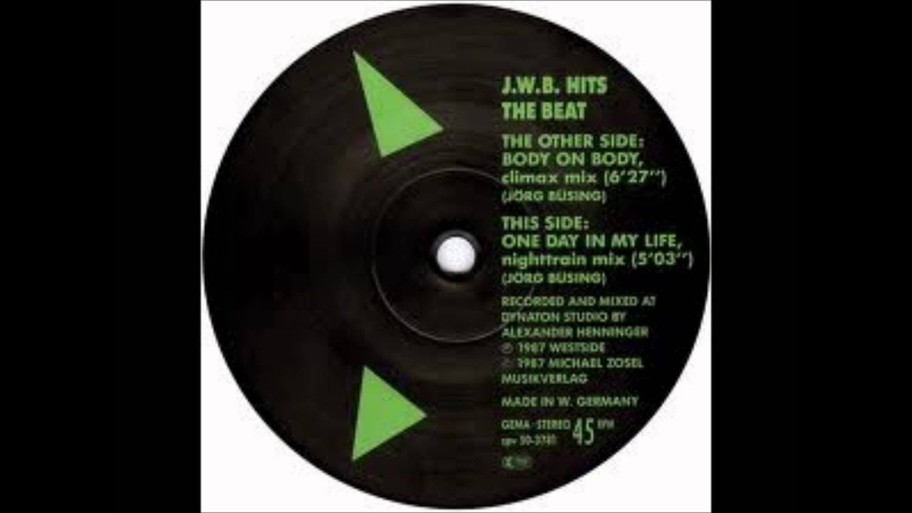 J. W. B.  HITS THE BEAT -  ONE DAY IN MY LIFE (DJ Henco D  by HNRG Explosion Extended Mix)