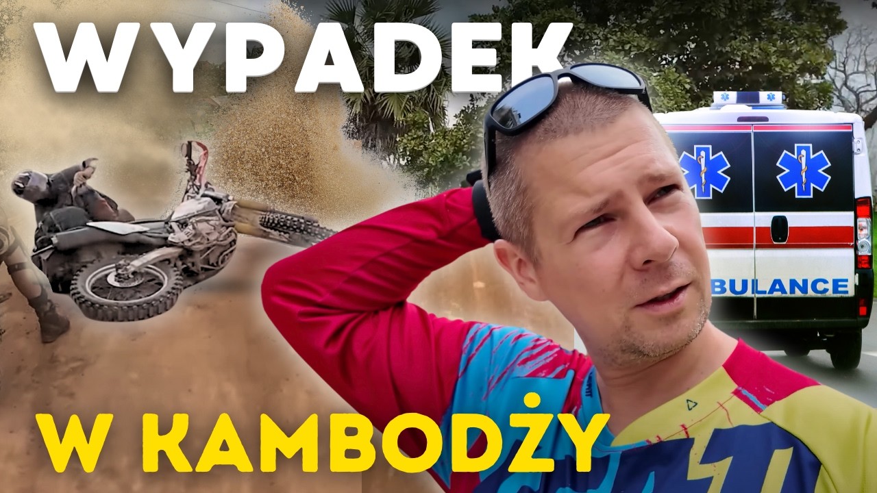Mieliśmy WYPADEK motocyklowy na bezdrożach Kambodży - Przerwana wyprawa [Odcinek specjalny]
