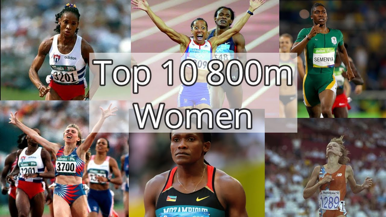 Top 10 800m Women 1990-2020