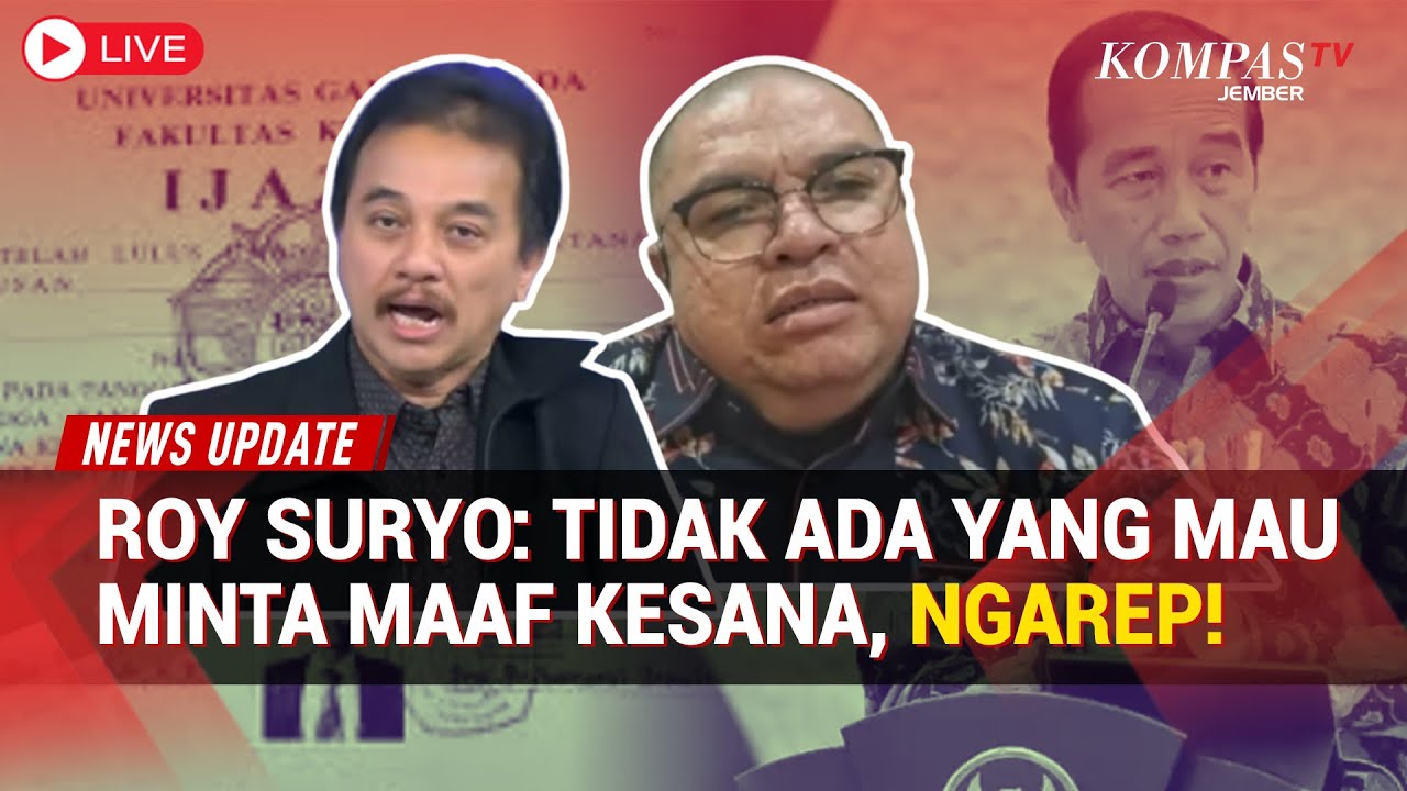 Drama Berkas Roy Suryo Cs Soal Fitnah Ijazah Palsu, Debat Panas Lawan Kubu Jokowi