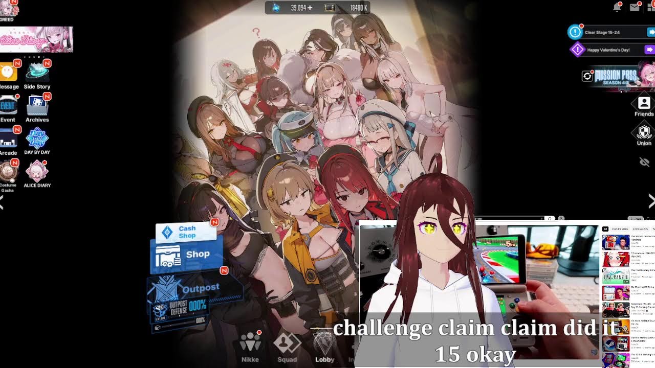 VALENTIME EVENT AZUR LANE gacha game play 2026 02 14 and YT Watch Along