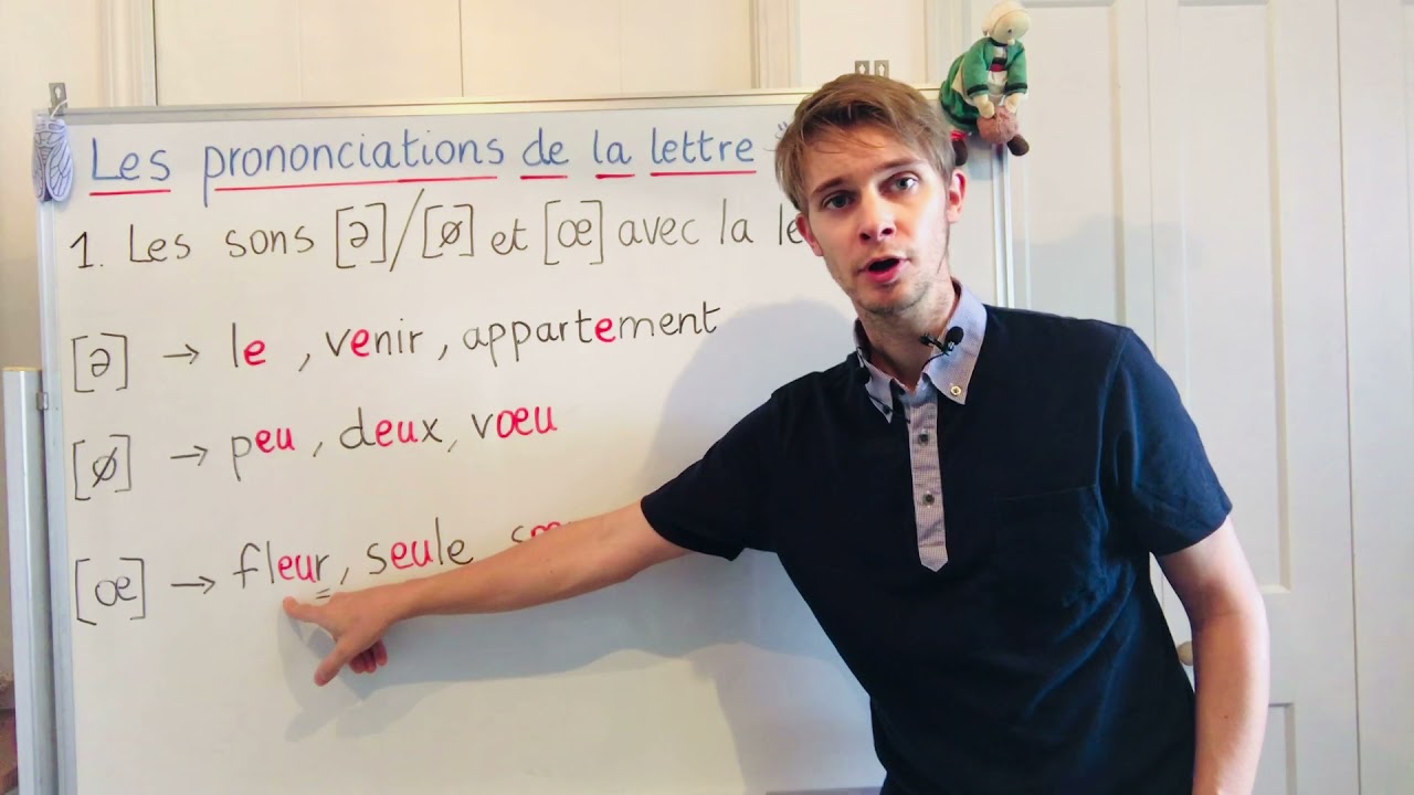 Les prononciations du 'E' en français / Various pronunciations of the letter 'E' in French