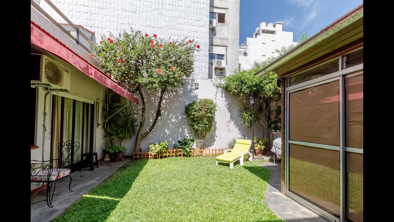 Casa Hermoso Jard&iacute;n, Gran Terraza y 3 Dormitorios en PB. Villa del Parque. Apta Cr&eacute;dito
